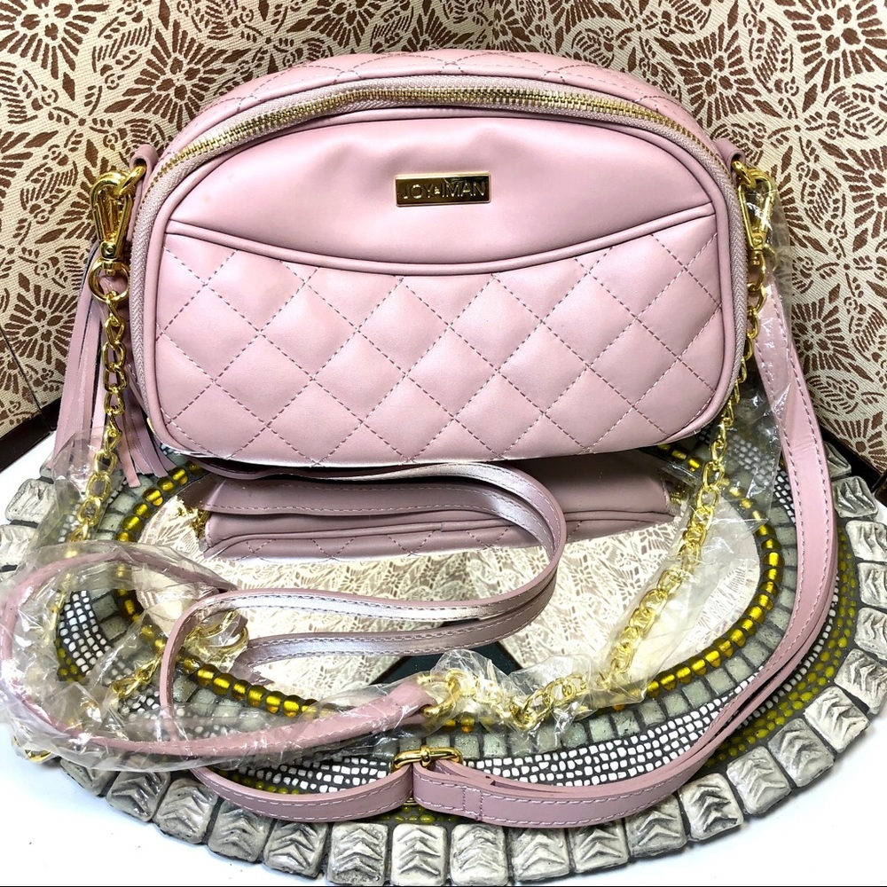 Women NWT Joy&IMan quilted cross body bag